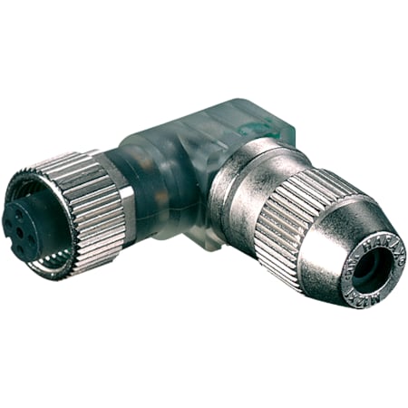 Murrelektronik MOSA M12 FEMALE 90 Degree 3LED FIELD-WIREABLE (IDC), 4-pol. 0.25-0.5mm 7000-12691-0000000